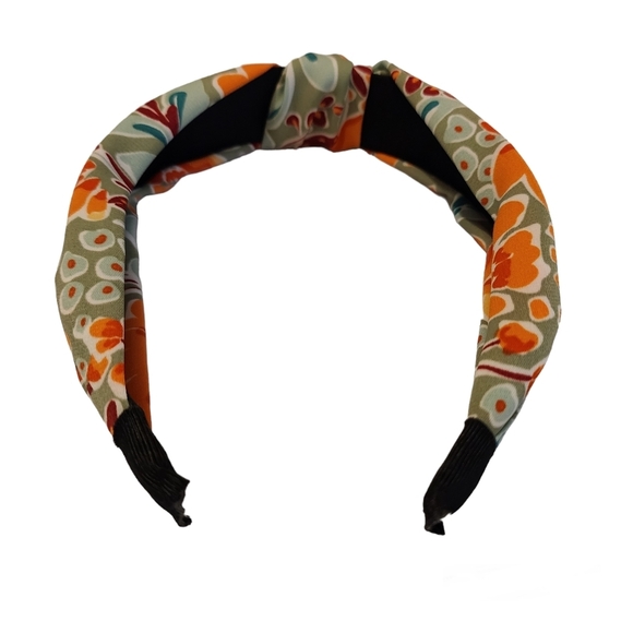 Women's knotted Cute Colorful Headband Floral - Picture 3 of 4